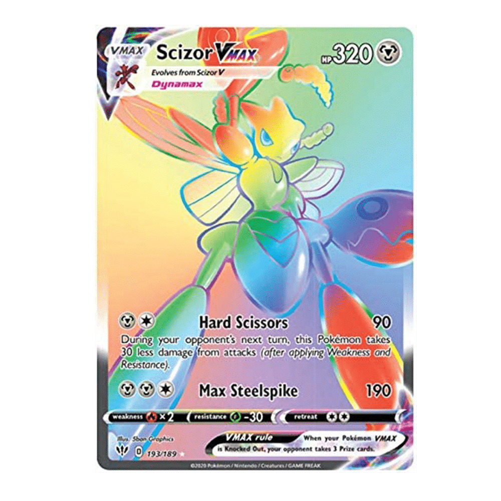 img_5458 Pokémon: Sword & Shield Darkness Ablaze - Scizor VMAX - 193/189 - Afbeelding 1