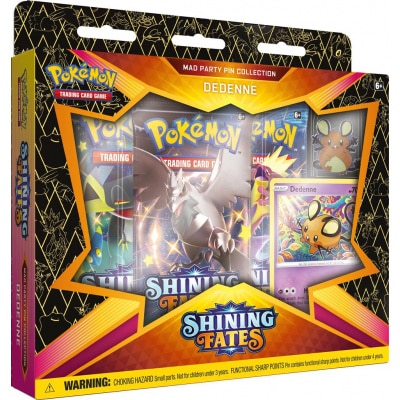 shining fates pin collection dedenne
