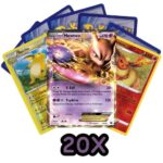 Holo of reverse Pokémon kaarten incl. 1 GX/EX of V kaart - Afbeelding 3