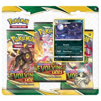 evolving skies 3pack blister umbreon