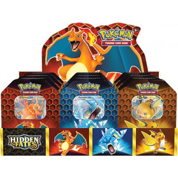 hidden fates tin Hidden fates tin charizard art set sealed case