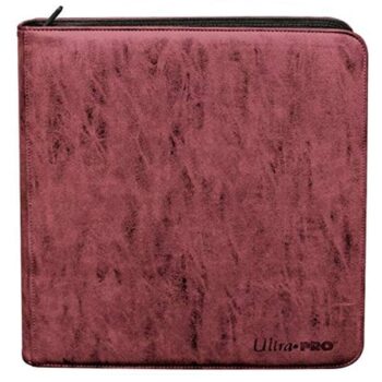 Suede Deck Builder's Playset Pro Binder Ruby Ultra Pro