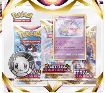Pokemon astral radiance 3-pack blister Pokemon astral radiance 3-pack blister