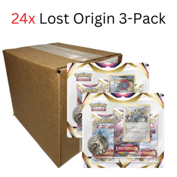 Pokemon lost origin 3-pack blister sealed case