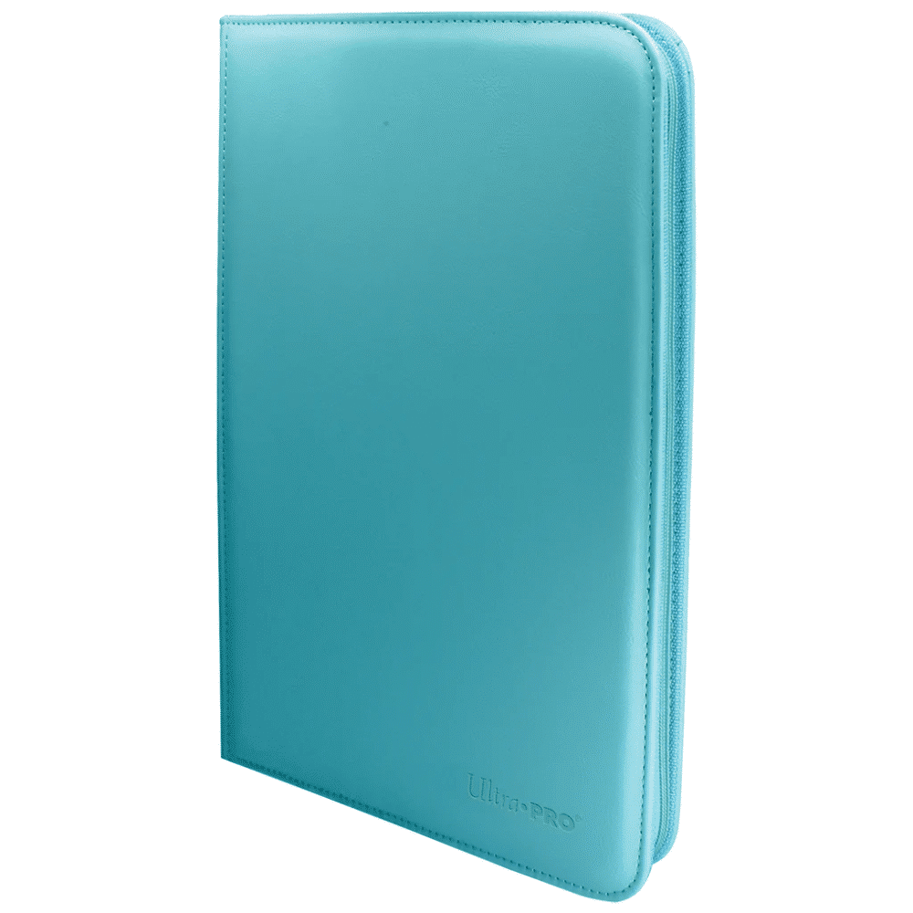 Vivid 9-pocket Light Blue Zippered Vivid 9-pocket Light Blue Zippered