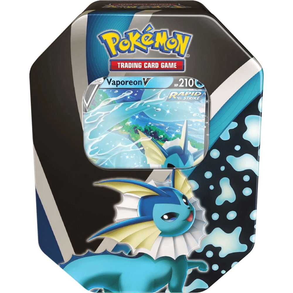 Pokemon TCG Fall Tin 2021 – Vaporeon Pokemon TCG Fall Tin 2021 - Vaporeon