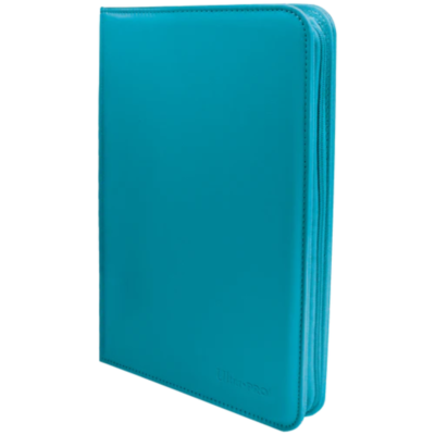 Vivid 9-Pocket Zippered PRO-Binder Teal
