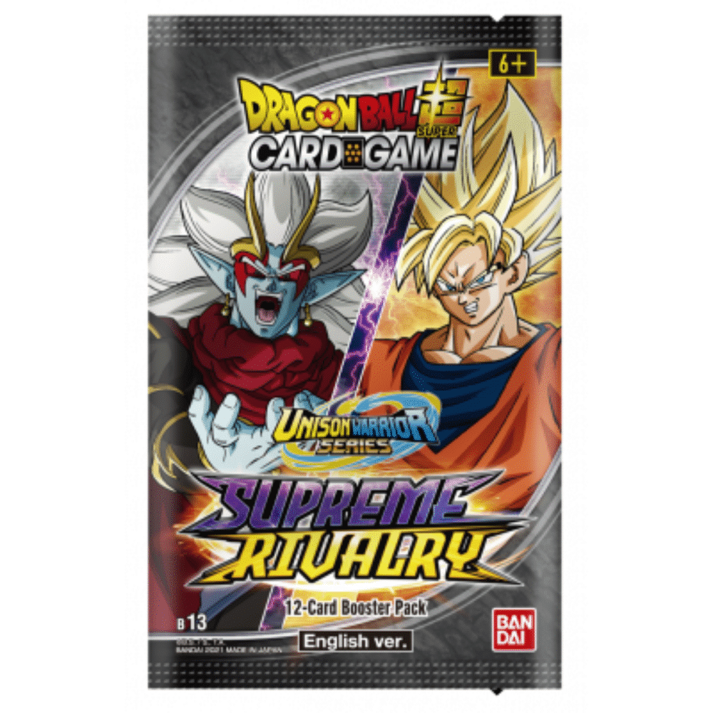 Dragon Ball Supreme Rivalry Booster Pack B 13 DRAGON BALL Dragon Ball Supreme Rivalry Booster Pack B 13 DRAGON BALL