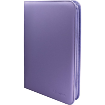 9-pocket purple zippered
