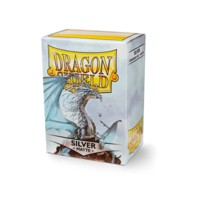 Dragon Shield - Matte Silver Sleeves (100 Stuks)