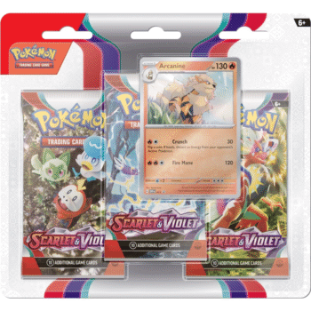 Pokemon Scarlet & Violet - 3 Pack Blister: Arcanine