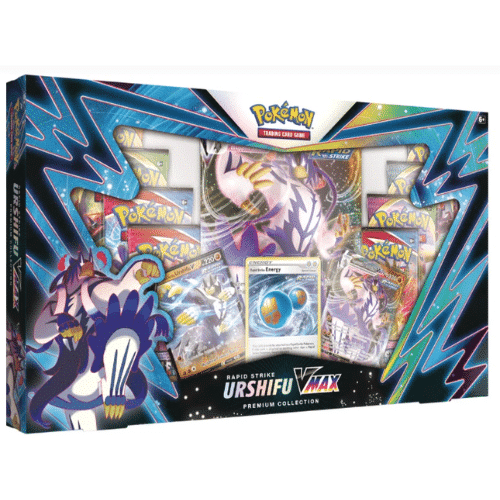 Pokemon Urshifu VMAX Premium Collection Box – Rapid Strike Pokemon Urshifu VMAX Premium Collection Box - Rapid Strike