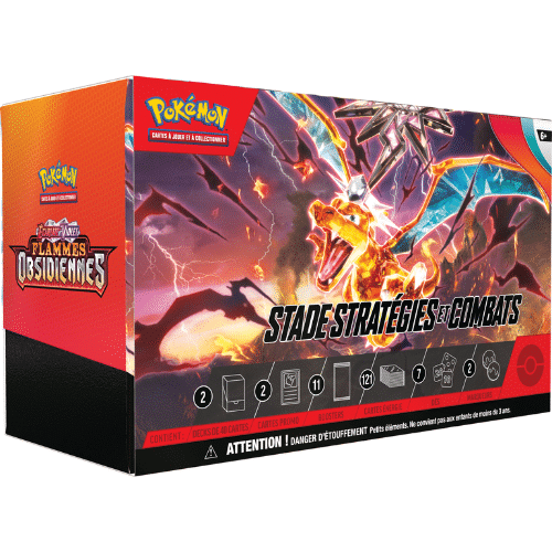 Pokemon Flammes Obsidiennes Coffret Stade Stratégies et Combats Pokemon Flammes Obsidiennes Coffret Stade Stratégies et Combats