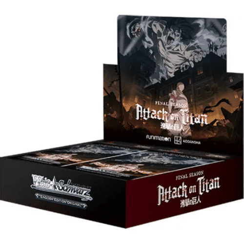 Weiss Schwarz – Attack on Titan: Final Season Booster Box Weiss Schwarz - Attack on Titan: Final Season Booster Box