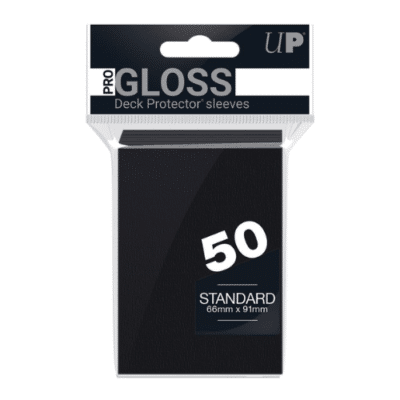 Deck Protectors Solid Black (50 pieces)