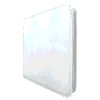 vivid 9 pocket binder white