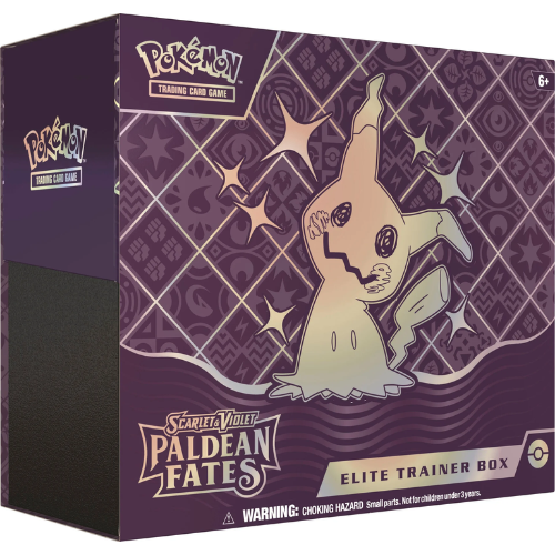 ポケモンセンター Elite trainer box PALDEAN FATES Pokemon Paldean Fates Elite Trainer Box - Bescards