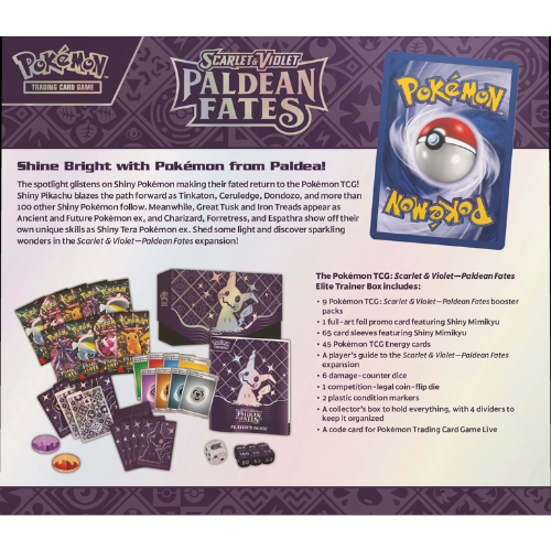 Pokemon Paldean Fates Elite Trainer Box - Bescards