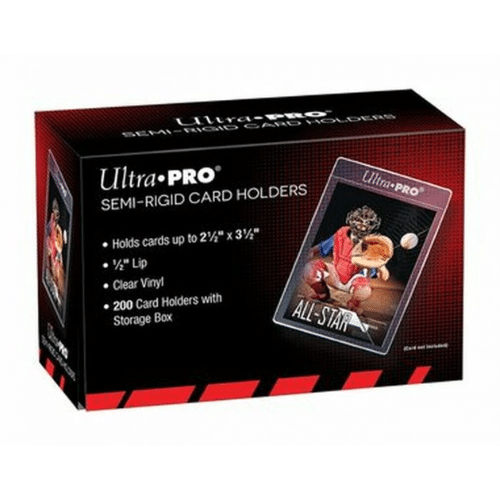 UltraPro Semi-rigid 1/2 inch Lip Sleeves (200) UltraPro Semi-rigid 1/2 inch Lip Sleeves (200)
