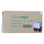 Ultra Pro Regular Toploader 3" x 4" Case (40 packs of 25 toploaders)