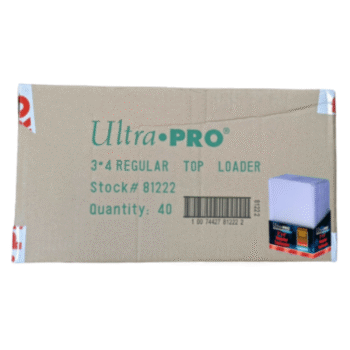 Ultra Pro Regular Toploader 3" x 4" Case (40 packs of 25 toploaders)