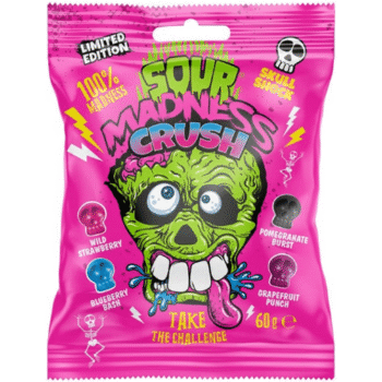 SOUR HARD CANDIES SOUR MADNESS CRUSH 60G