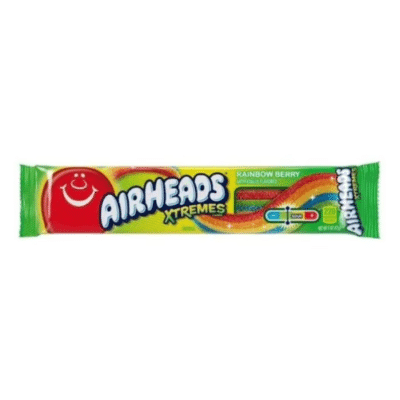 AIRHEADS XTREMES SOUR BELTS RAINBOW BERRY 18/2oz