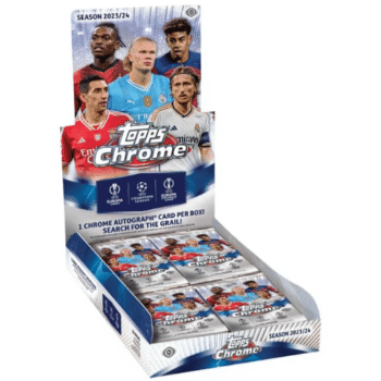 2023-24 Topps Chrome UEFA Club Competitions Soccer Hobby Box