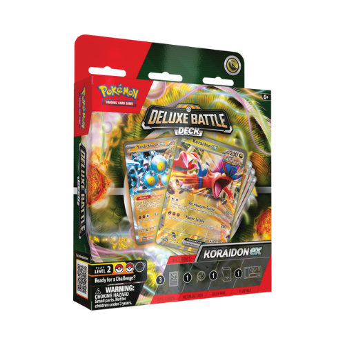 820650878305 Pokémon TCG: Deluxe Battle Decks - Miraidon/Koraidon - Bundle (6)