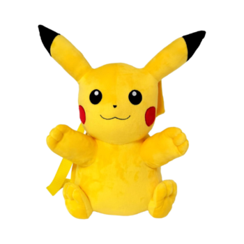 Pokemon - PlushBag Pikachu pluche rugzak, MC-111-PK, meerkleurig, Meerkleurig, Pikachu