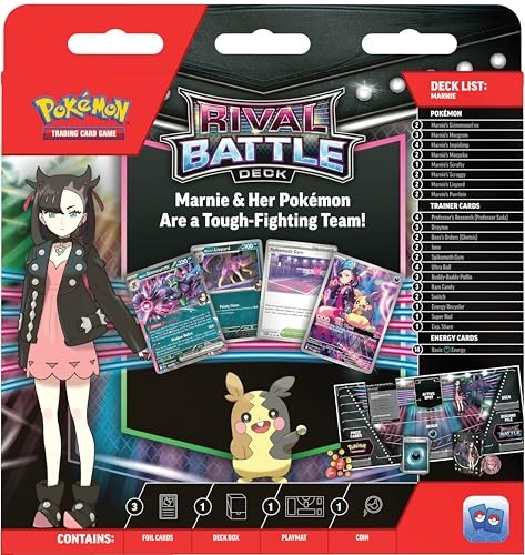 Pokemon Rival Battle Deck - Marnie/Steven (1 willekeurig) - Bescards