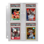 Ultra Pro 4-Pocket Pagina voor Graded PSA kaarten