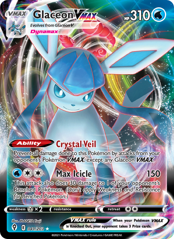 2401-swsh7-41-Glaceon-VMAX-Holo-Rare-VMAX-41-203-swsh7 Glaceon VMAX Holo Rare VMAX (41/203) swsh7 - Afbeelding 1
