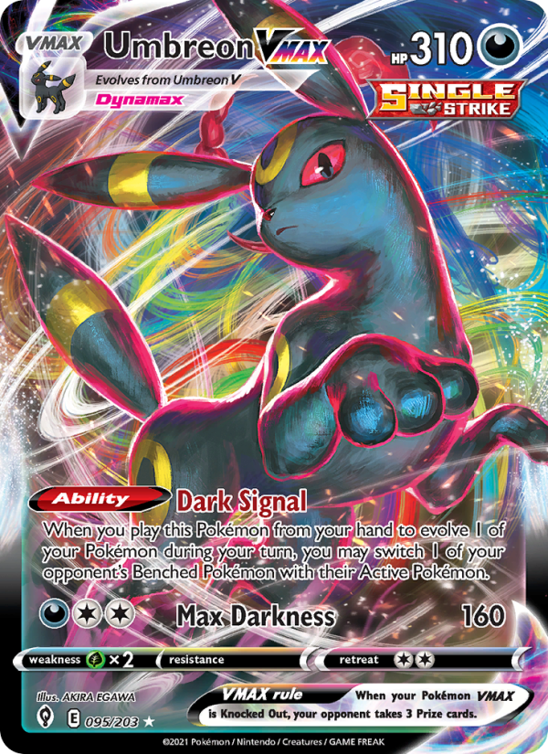 2455-swsh7-95-Umbreon-VMAX-Holo-Rare-VMAX-95-203-swsh7 Umbreon VMAX Holo Rare VMAX (95/203) swsh7 - Afbeelding 1