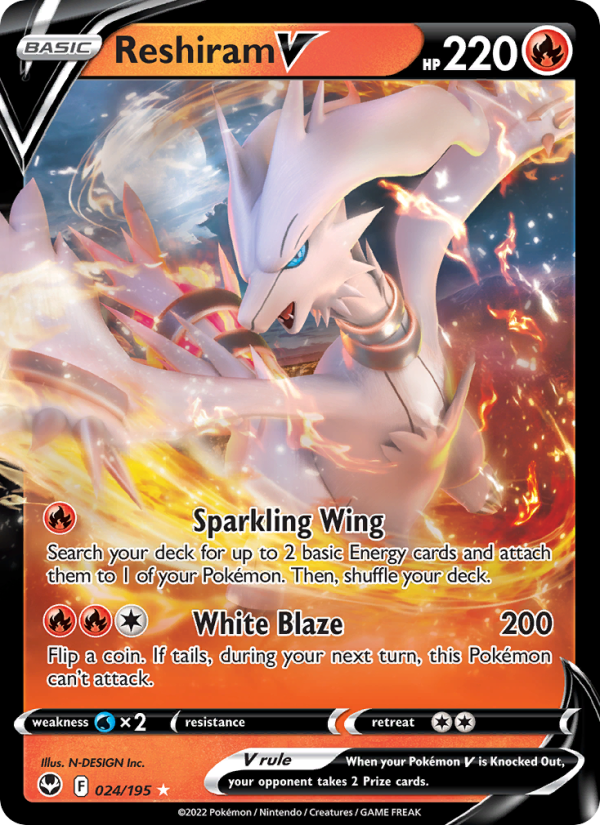 4540-swsh12-024-Reshiram-V-Holo-Rare-V-024-195-swsh12 Reshiram V Holo Rare V (024/195) swsh12 - Afbeelding 1
