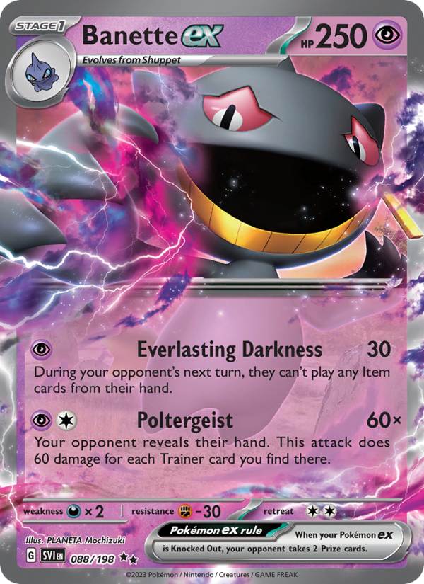 5616-sv01-088-Banette-ex-Double-rare-088-198-sv01 Banette ex Double rare (088/198) sv01 - Afbeelding 1