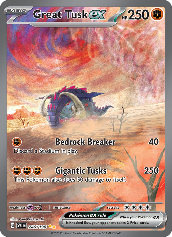 5775-sv01-246-Great-Tusk-ex-Special-illustration-rare-246-198-sv01-1 Great Tusk ex Special illustration rare (246/198) sv01 - Afbeelding 1