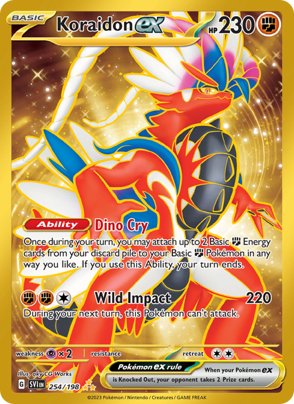 5779-sv01-254-Koraidon-ex-Hyper-rare-254-198-sv01 Koraidon ex Hyper rare (254/198) sv01 - Afbeelding 1