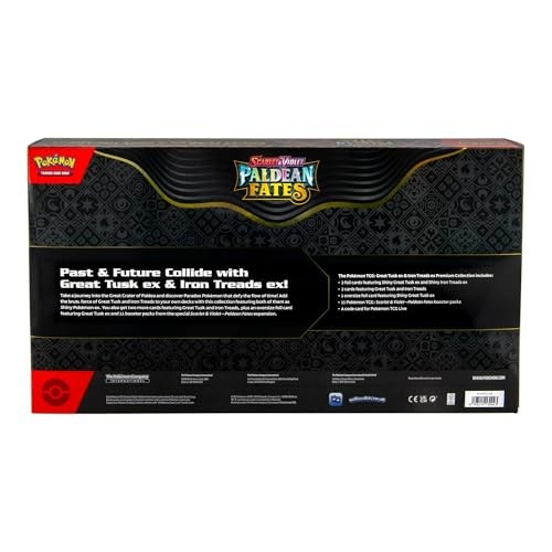 Pokemon Paldean Fates Great Tusk & Iron Treads Box - Bescards