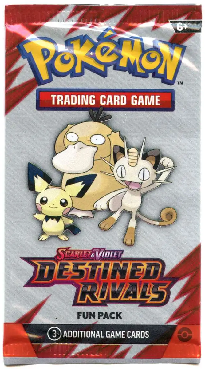 6152-FUNPACKDR-Pokemon-Destined-Rivals-Fun-Pack-3-Cards- Pokemon Destined Rivals Fun Pack (3 Cards) - Afbeelding 1