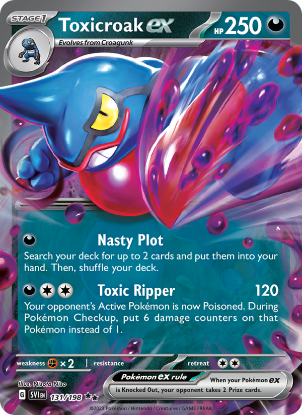 5659-sv01-131-Toxicroak-ex-Double-rare-131-198-sv01 Toxicroak ex Double rare (131/198) sv01 - Afbeelding 1