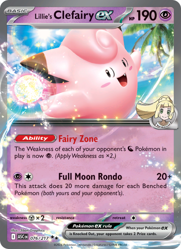 6900-me02-5-076-Lillie-s-Clefairy-ex-Double-rare-076-217-me02-5 Lillie's Clefairy ex Double rare (076/217) me02.5 - Afbeelding 1
