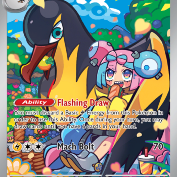 Iono's Kilowattrel Illustration rare (163/159) sv09