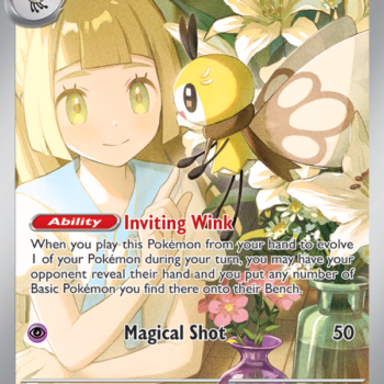 Lillie's Ribombee Illustration rare (164/159) sv09