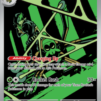 Team Rocket's Spidops Illustration rare (187/182) sv10