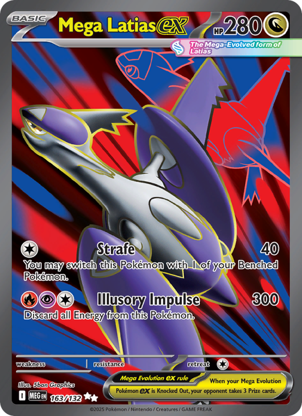 7206-me01-163-Mega-Latias-ex-Ultra-Rare-163-132-me01 Mega Latias ex Ultra Rare (163/132) me01 - Afbeelding 1