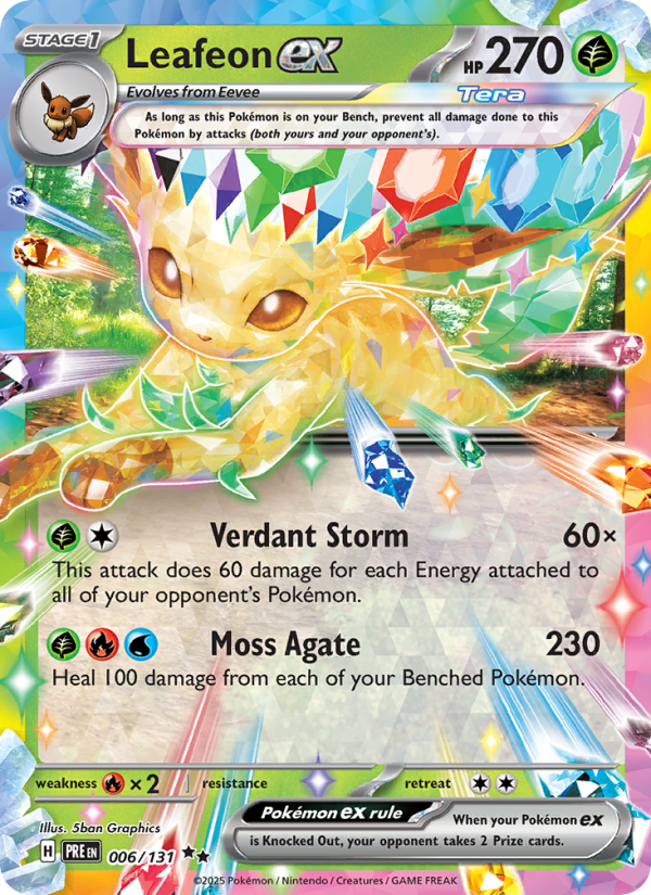 7592-sv08-5-006-Leafeon-ex-Double-rare-006-131-sv08-5 Leafeon ex Double rare (006/131) sv08.5 - Afbeelding 1