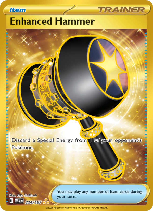 8869-sv06-224-Enhanced-Hammer-Hyper-rare-224-167-sv06 Enhanced Hammer Hyper rare (224/167) Twilight Masquerade - Afbeelding 1