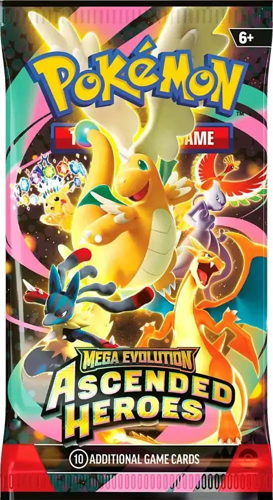 10059-POK1507-Pokemon-Ascended-Heroes-Booster-PACK-1 Pokemon Ascended Heroes Booster PACK - Afbeelding 1