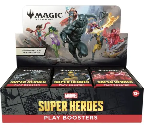 10142-MTG13603-Magic-The-Gathering-Marvel-Super-Heroes-Play-Booster-Box Magic: The Gathering - Marvel Super Heroes Play Booster Box - Afbeelding 1